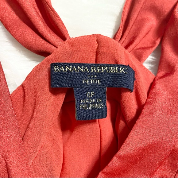 BANANA REPUBLIC Coral Wrap Dress - Picture 8 of 9